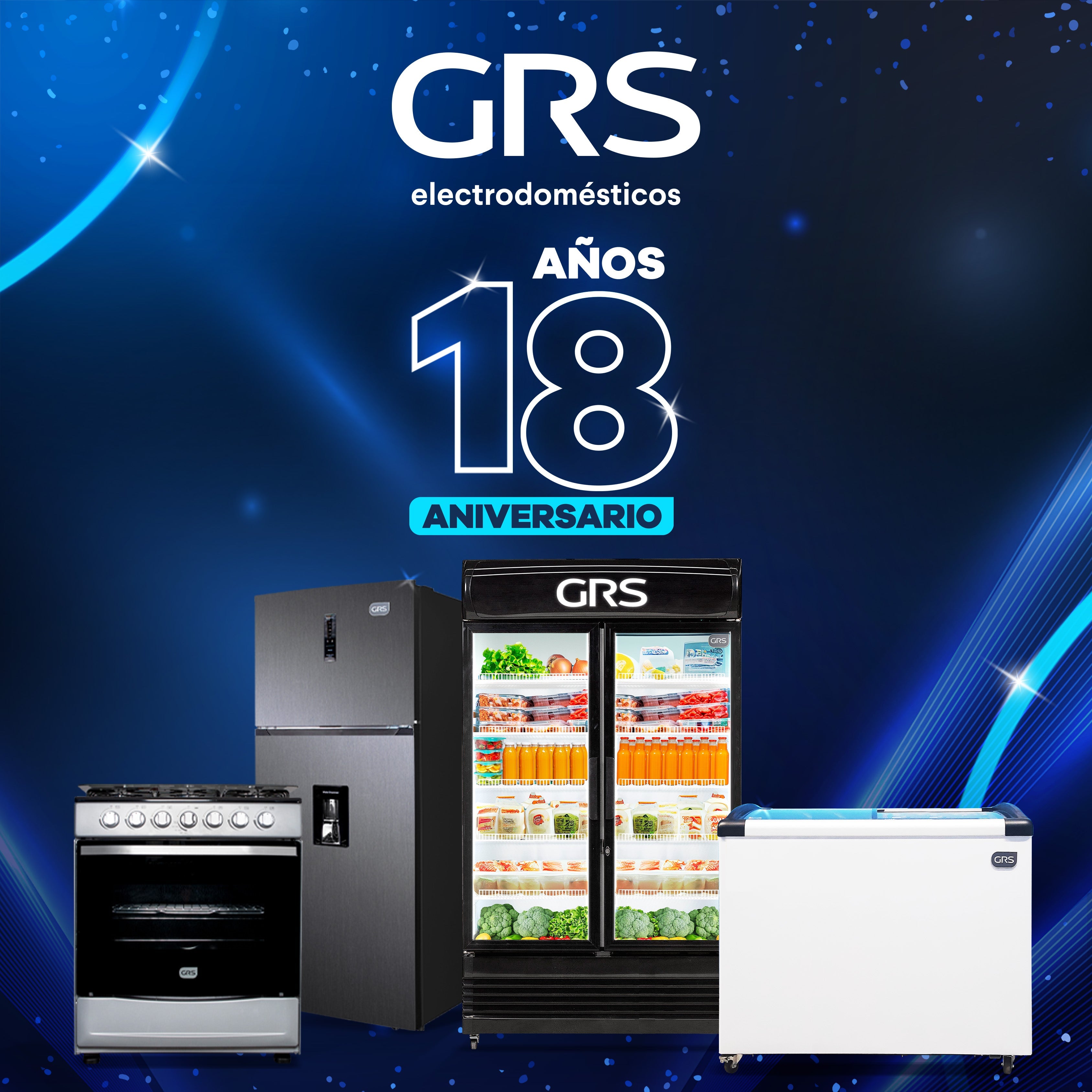 GRS celebra 18 años llevando innovación y calidad a tu hogar y negocio