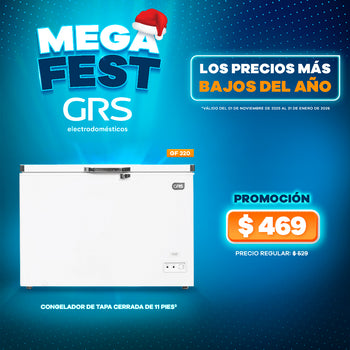 Congelador Tapa Cerrada 11 pies³ | Modelo GF 320