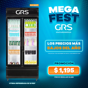 Vitrina Refrigerada Vertical 18 pies³ | Modelo GLS 500FF