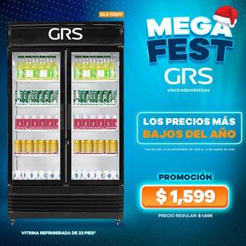 Vitrina Refrigerada Vertical 23 pies³ | Modelo GLS 700FF