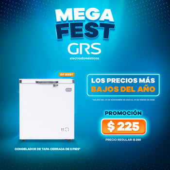 Congelador Tapa Cerrada 5 pies³ | Modelo GF 155ST