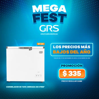 Congelador Tapa Cerrada 9 pies³ | Modelo GF 230