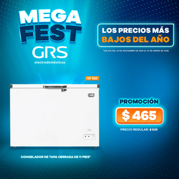 Congelador Tapa Cerrada 11 pies³ | Modelo GF 320