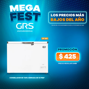 Congelador Tapa Cerrada 10 pies³ | Modelo GF 300